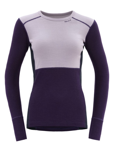 Devold Lauparen Merino 190 Shirt Woman Orchid/Lilac/Ink S Tермобельо