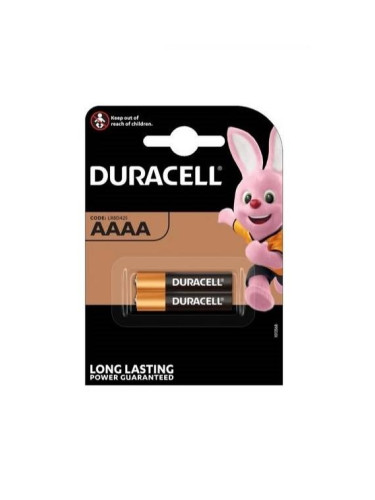 Алкална батерия 1.5V AAAA LR61- 2бр. в опаковка DURACELL