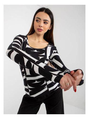 Blouse-LK-BZ-509198-2.28X-black-white