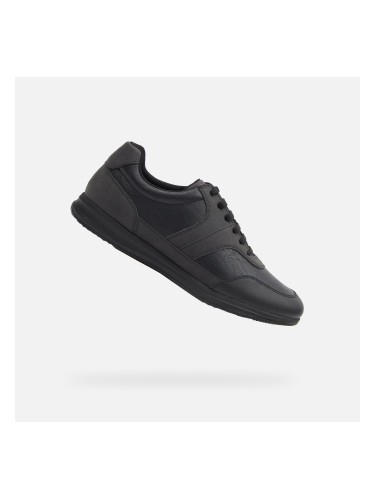 Black men's casual shoes Geox Avery - Men