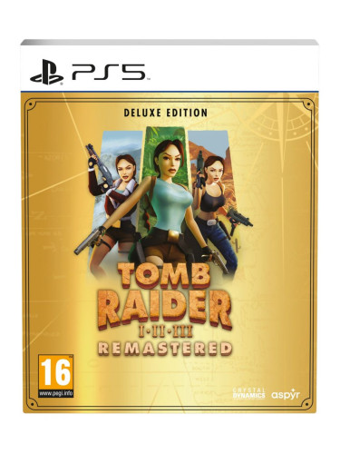 Игра Tomb Raider I-III Remastered - Deluxe Edition за PlayStation 5