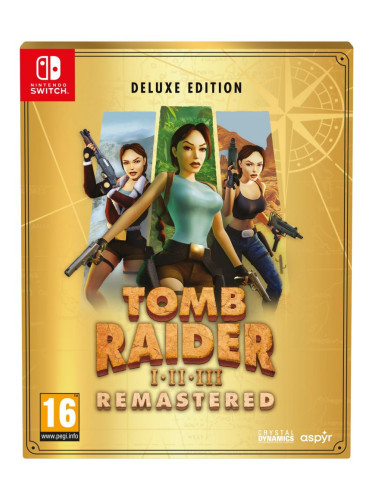 Игра Tomb Raider I-III Remastered - Deluxe Edition за Nintendo Switch