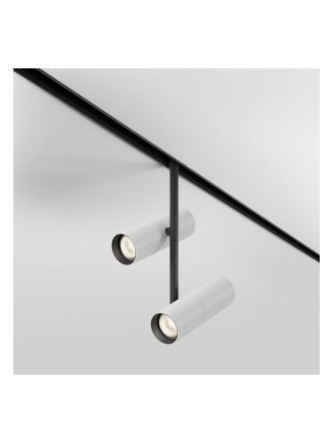 LED спот за магнитна шина Maytoni TR005-2-2x12W3K-BW Elti 24W 3000K Duo Exility Magnetic track white