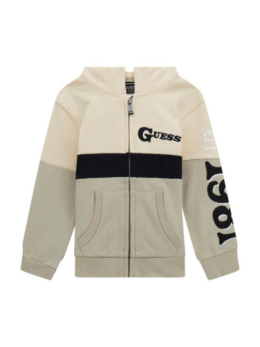 Детски суитшърт с цип и джобове Guess