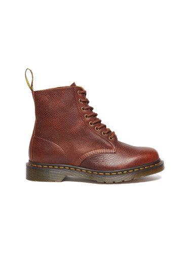 Кожени кубинки Dr. Martens 1460 Pascal Ambassador в кафяво с равна подметка DM31976253