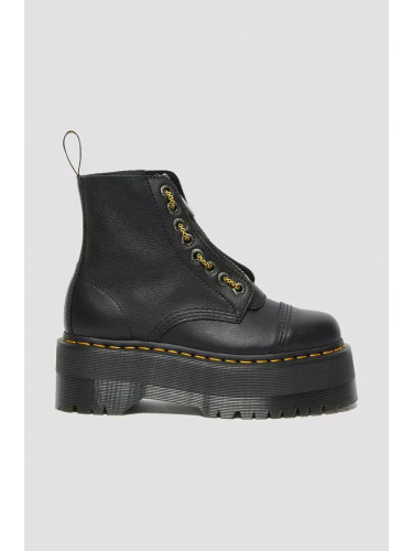 Кожени кубинки Dr. Martens Sinclair Max в черно с платформа DM27358001