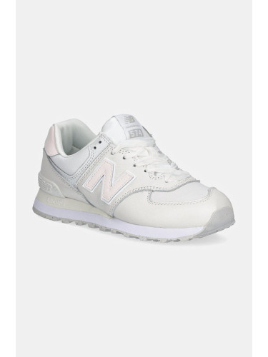 Маратонки New Balance 574 в бяло WL574FJ2