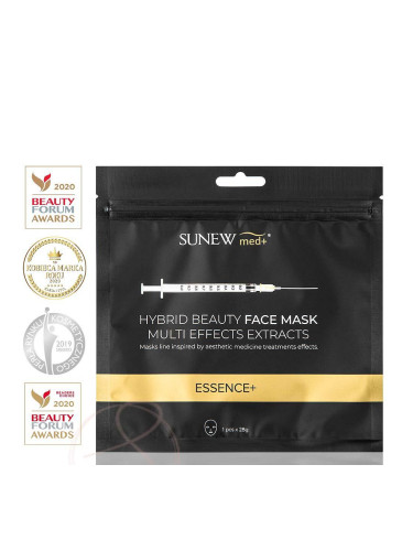 Маска против бръчки с пептиди SunewMed+ Essence Hybrid Face Sheet Mask