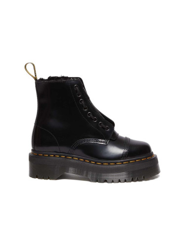 Кожени кубинки Dr. Martens Sinclair FL в черно с платформа DM31213001