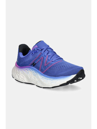 Обувки за бягане New Balance Fresh Foam X More v4 в синьо WMORCT4