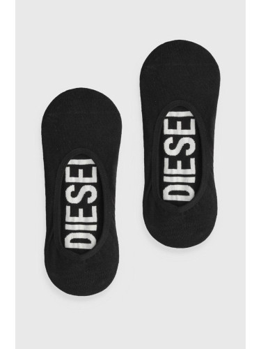 Чорапи Diesel SKM-HIDEPAT-TWOPACK SOCKS 2PACK (2 чифта) в черно 00S0MG.0IQAS