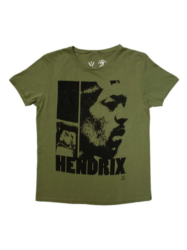 Jimi Hendrix Риза Let Me Live Womens Khaki Green S