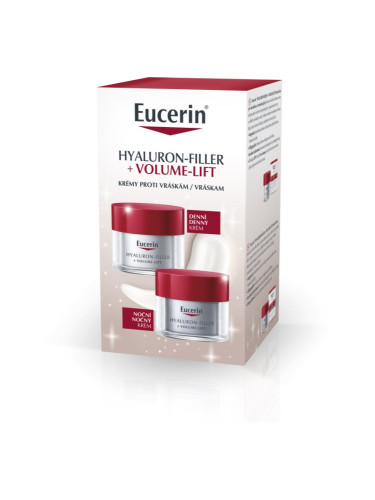 Eucerin Hyaluron-Filler + Volume-Lift изгодна опаковка за подмладяване на кожата на лицето