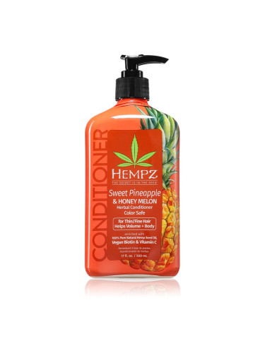 HEMPZ Sweet Pineapple Honey Melon хидратиращ балсам За коса 500 мл.