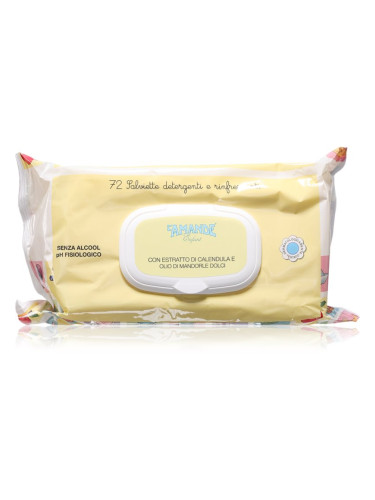 L'Amande Baby Cleansing And Refreshing Wipes фини почистващи кърпички 72 бр.