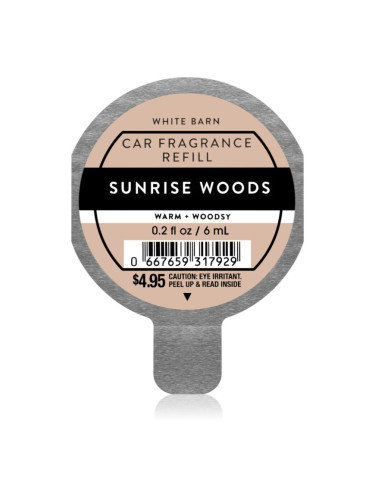 Bath & Body Works Sunrise Woods aроматизатор за автомобил пълнител 6 мл.