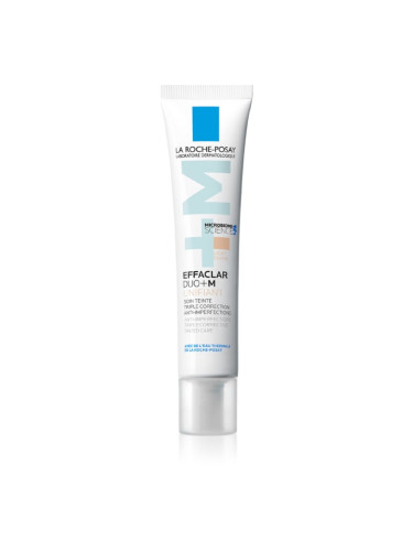 La Roche-Posay Effaclar DUO+M Unifiant лек тониращ крем с хидратиращ ефект цвят Light 40 мл.