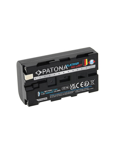 PATONA - Батерия Sony NP-F550/F330/F570 3500mAh Li-Ion Platinum USB-C зареждане