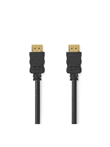 HDMI кабел, HDMI-HDMI, 1m, черен, 4K 60Hz, Ethernet, NEDIS