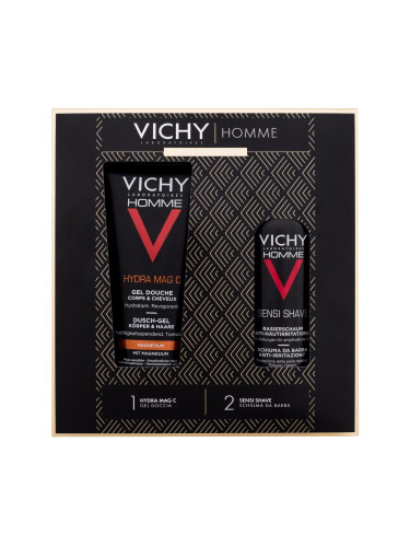 Vichy Homme Подаръчен комплект гел за бръснене Homme Sensi Shave 200 ml + душ гел Homme Hydra Mag C 200 ml