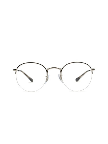 Ray-Ban Round Gaze 0RX3947V 2501 48 - диоптрични очила, кръгла, unisex, сребърни