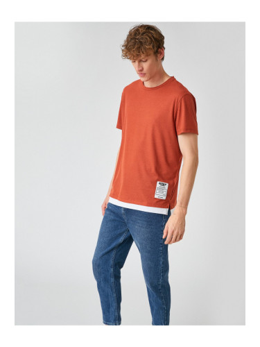 Koton T-Shirt - Orange - Oversize