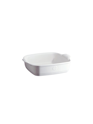 Керамична тава EMILE HENRY SQUARE OVEN DISH квадратна - 22 х 22 см (1.8 л) - цвят бял