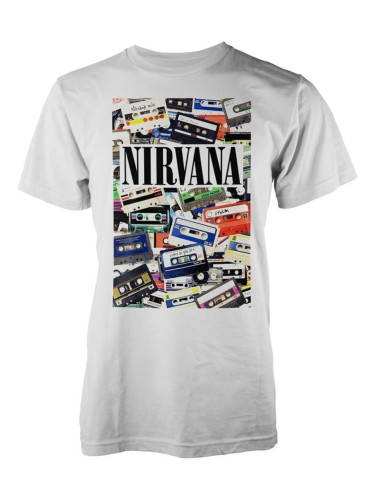 Nirvana Риза Cassettes Unisex White M