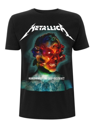 Metallica Риза Hardwired Album Cover Unisex Black 2XL