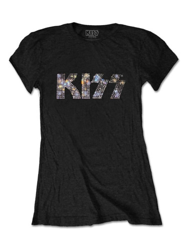 Kiss Риза Logo Womens Black M