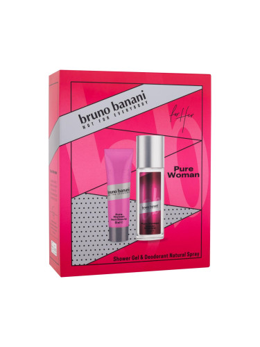 Bruno Banani Pure Woman Подаръчен комплект дезодорант 75 ml + душ гел 50 ml