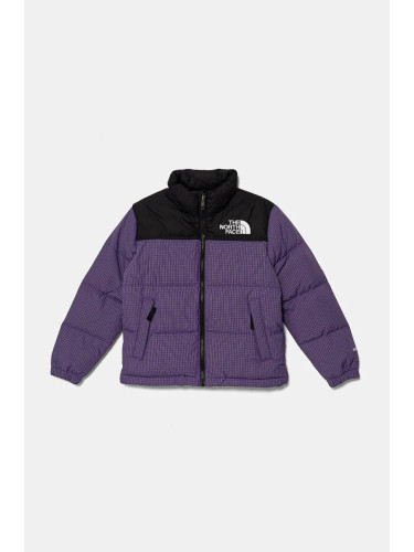 Детско пухено яке The North Face TEEN 1996 RETRO NUPTSE JACKET в лилаво NF0A8A4C6KO1