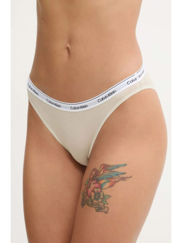 Бикини Calvin Klein Underwear в сиво 000QD5044E