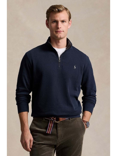 Суичър Polo Ralph Lauren в тъмносиньо с изчистен дизайн 710812963