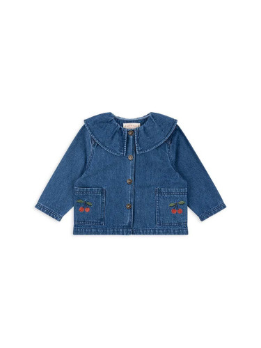 Детско дънково яке Konges Sløjd MAGOT DENIM SHIRT GOTS в синьо KS101582