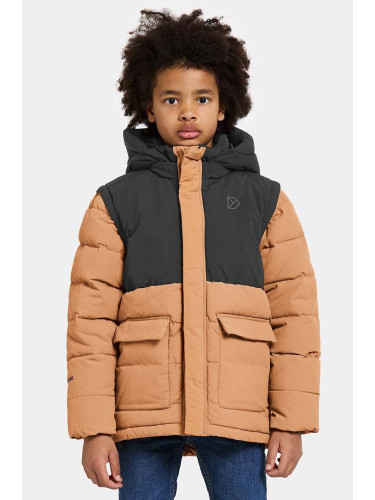 Детско яке Didriksons GRANITE KIDS JKT в кафяво 505390