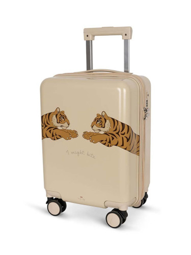 Детски куфар Konges Sløjd TRAVEL SUITCASE в бежово KS101713