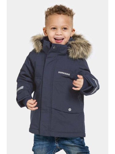 Didriksons BJÄRVEN KIDS PARKA в тъмносиньо 505470