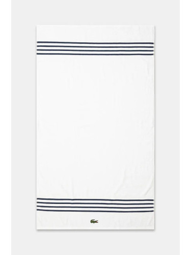 Памучна кърпа Lacoste L Courtline Marine 90 x 150 cm