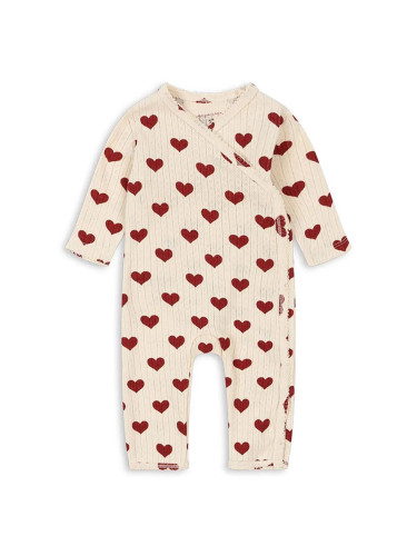 Бебешки памучни ританки Konges Sløjd MINNIE NEWBORN ONESIE GOTS KS101610