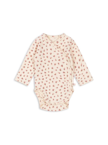 Бебешко боди Konges Sløjd BASIC LS NEWBORN BODY GOTS KS101414