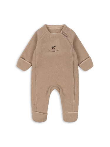 Бебешки ританки Konges Sløjd SAFA ONESIE GRS в кафяво KS101294