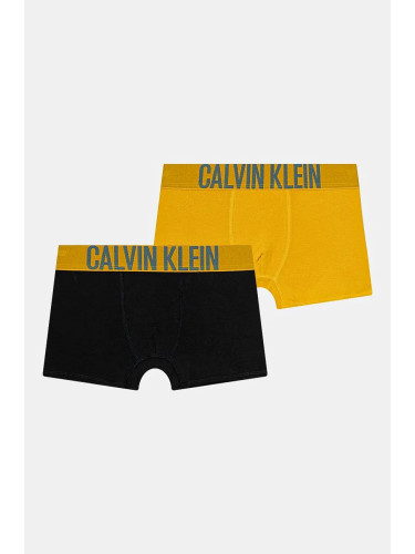 Детски боксерки Calvin Klein Underwear (2 броя) в оранжево B70B700488