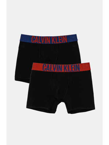 Детски боксерки Calvin Klein Underwear (2 броя) в черно B70B700489