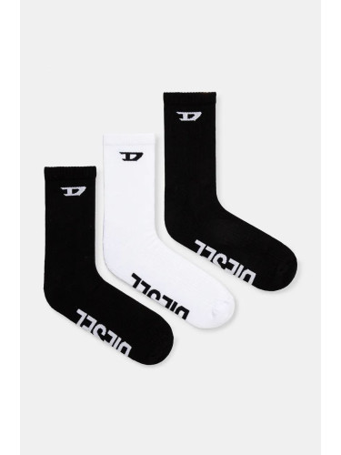 Чорапи Diesel SKM-D-CREW-SPORT-SOCKS (3 чифта) A15406.0LKBJ