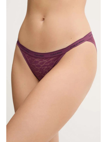 Бикини Calvin Klein Underwear в бордо 000QD5213E