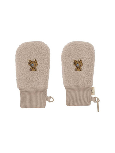 Детски ръкавици Konges Sløjd SAFA BABY MITTENS GRS в бежово KS101291