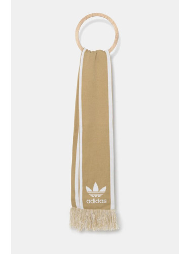 Шал adidas Originals в зелено с десен JG6121