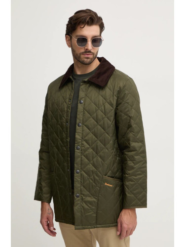 Яке Barbour le Quilt в зелено преходен модел MQU0001