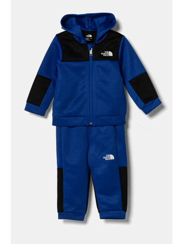 Бебешки анцуг The North Face BABEASFZ SET в синьо NF0A877HCZ61